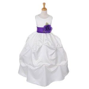 CINDERELLA COUTURE Elegant Dull Satin Floor Length Dress Multisizes 1190WT